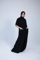 Black and Green Kaftan