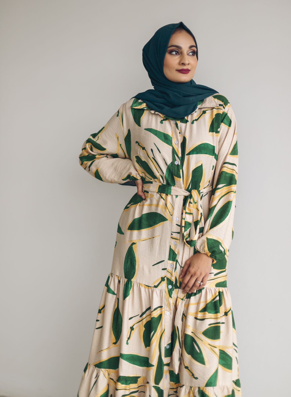 Dune Printed Dress – Enrobe Collection