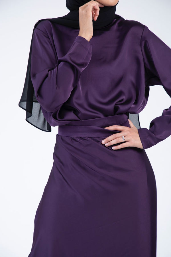 Purples Wrap Dress