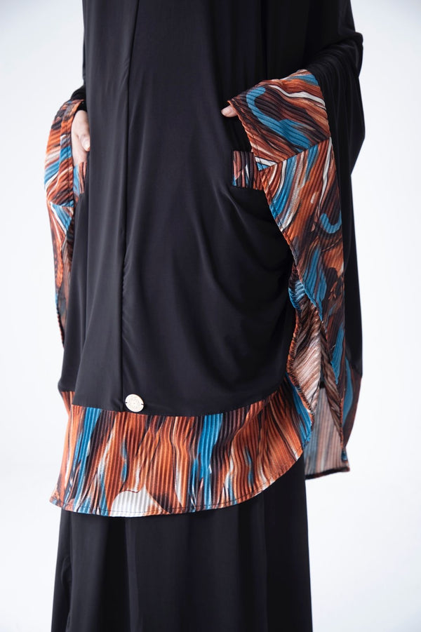 Magnolia plissé burqa
