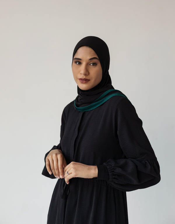 Rahma Wrap - black and green