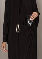 Travel Ankle length black burqa
