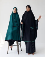 Knee Length Burka Forest Green