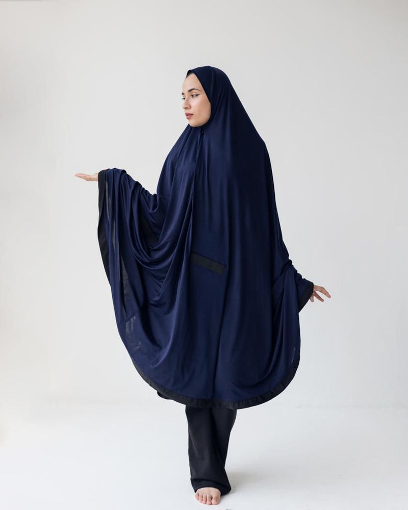 Knee Length Burka Navy